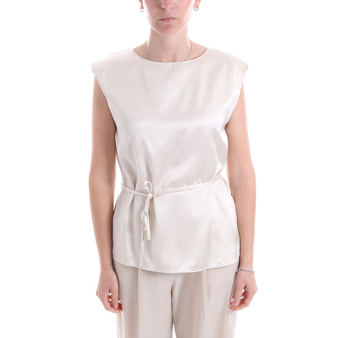 Yes Zee Blusa Blusa Donna smanicata con laccetto S - Francavilla Moda